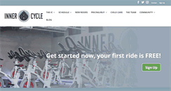 Desktop Screenshot of innercyclestudio.com